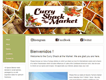 Tablet Screenshot of curryshackmarket.com